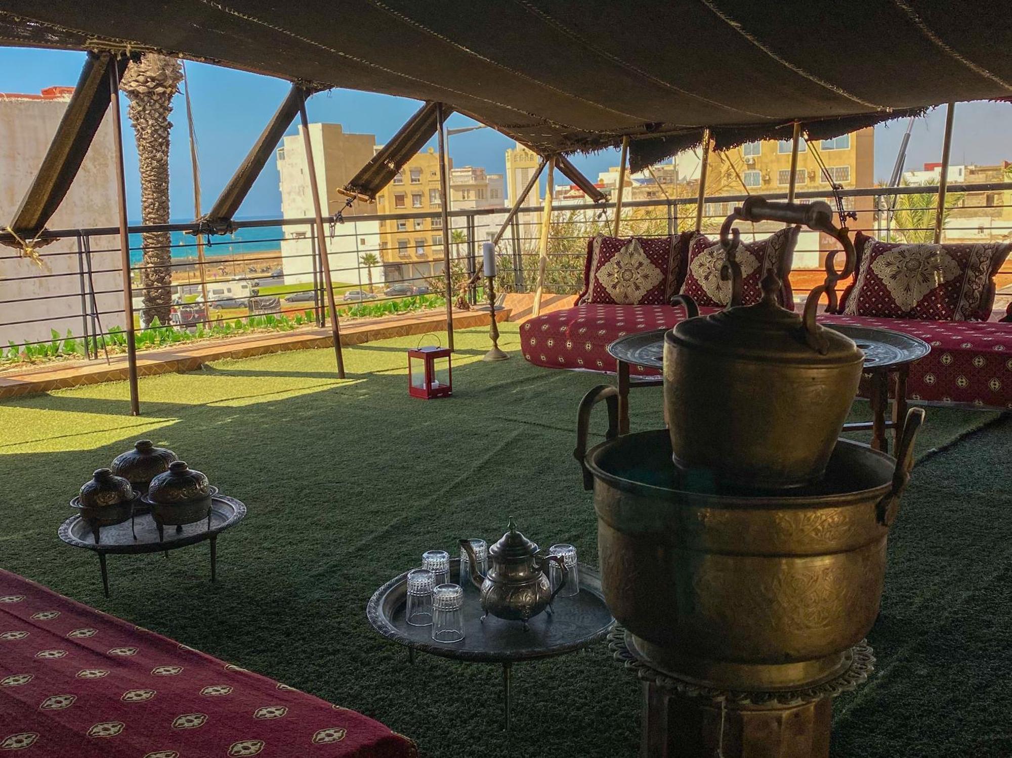 Dar Lghzal Special Offer In Rabat Winner Of Guest Experience 2025 Awards Traditional Sahrawi And Berber Privative Villa With Swimming Pool Jacuzzi Sea View And On Site Restaurant Ideal For Family And Groups In Rabat'S Center No Car Required المظهر الخارجي الصورة